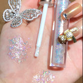 Liquid Eyeshadow Glitter Shining Sequins Eye Makeup High-gloss Brightening Eye Shadow Single Color Eyeshadow Shimmer Beauty