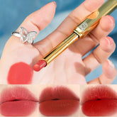 Make Up Nude Color Lipstick Long Lasting Waterproof Smooth Red Lip Stick Sexy Velvet Gold Tube Matte Lipstick Wholesale Batom
