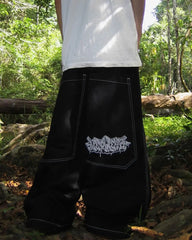 Hearujoy Hip Hop Graphics Embroidery Men's Jeans High Street Trendy Loose Wide Leg Denim Pants Spring Autumn Fashion Casual Trousers