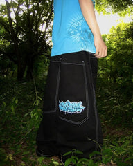 Hearujoy Hip Hop Graphics Embroidery Men's Jeans High Street Trendy Loose Wide Leg Denim Pants Spring Autumn Fashion Casual Trousers