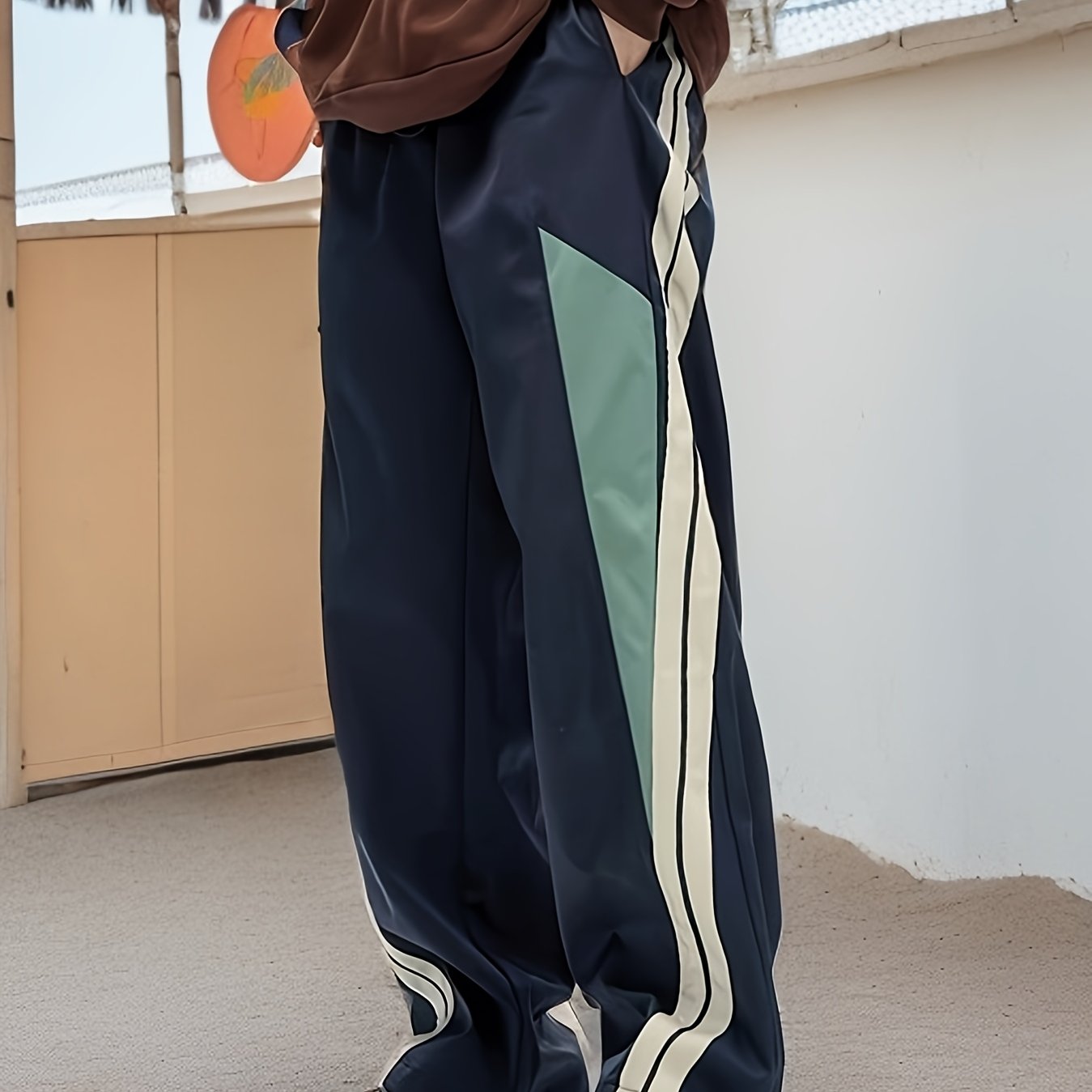 Hearujoy Men'S Casual Handsome Loose Fit For Everyday And Outdoor Wear With Sweatpants And Side Stripes