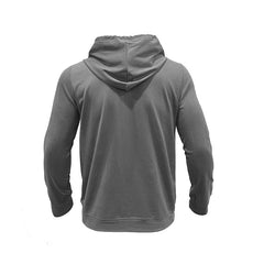 Hearujoy Vintage Men Cotton Hoodie Sweatshirt Fall Casual Loose Long Sleeve Sports Pocket Hooded Pullovers Fashion Solid Tops Streetwear