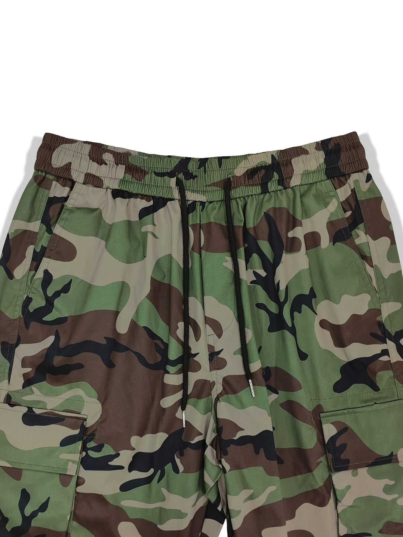 Hearujoy [All-Season Camo Cargo Pants] Men's Camo Cargo Pants - Comfort Fit with Multi-Pocket Design, Street Style Drawstring Waist, All-Season Wear