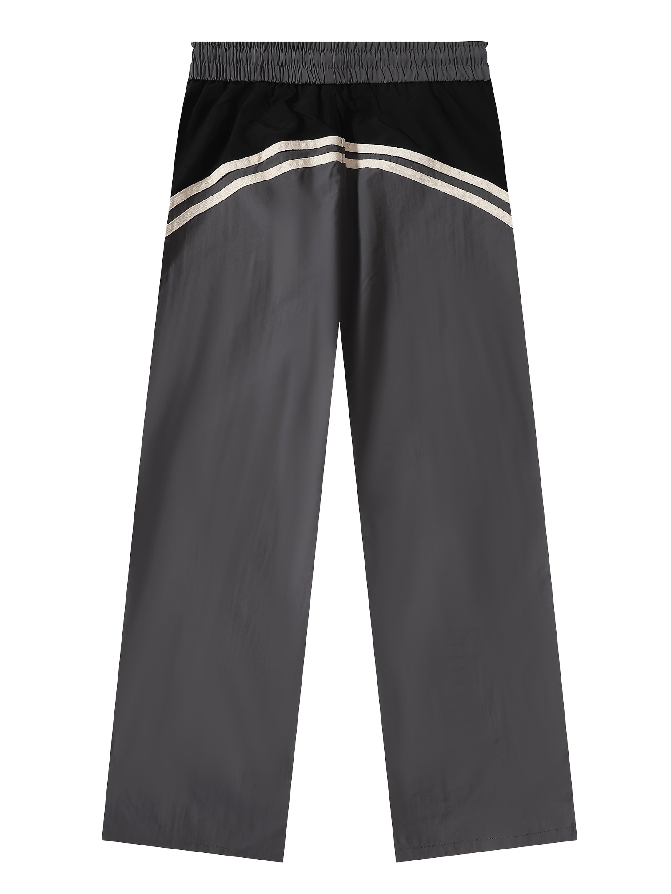 Hearujoy Loose Fit Polyester Mid-Length Men's Color Block Casual Joggers - Non-Stretch Fabric for Spring