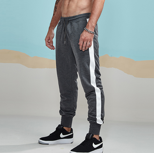 Hearujoy Cotton Striped Patchwork Jogger Pants