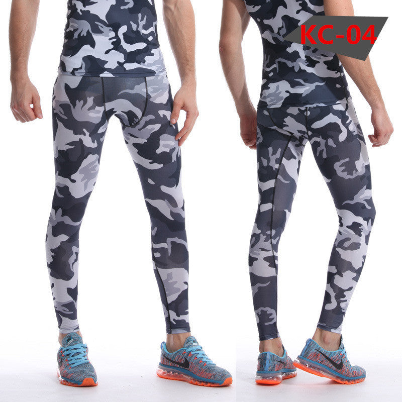 Hearujoy Bodybuilder Patterned Tight Compression Pants