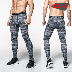 Hearujoy Bodybuilder Patterned Tight Compression Pants