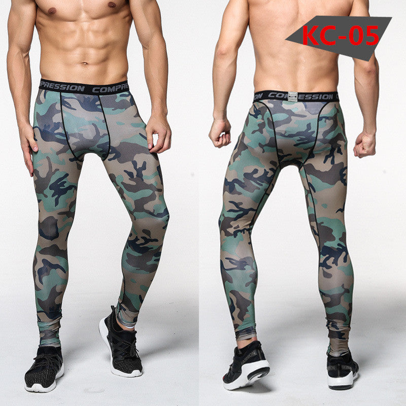 Hearujoy Bodybuilder Patterned Tight Compression Pants