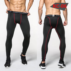 Hearujoy Bodybuilder Patterned Tight Compression Pants