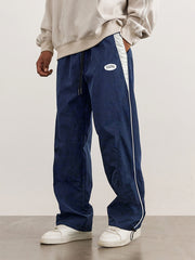 Hearujoy [Loose Fit Drawstring Sweatpants] Men's Casual Loose Fit Drawstring Sweatpants, Lightweight Comfy Pants For Sport And Casual Wear