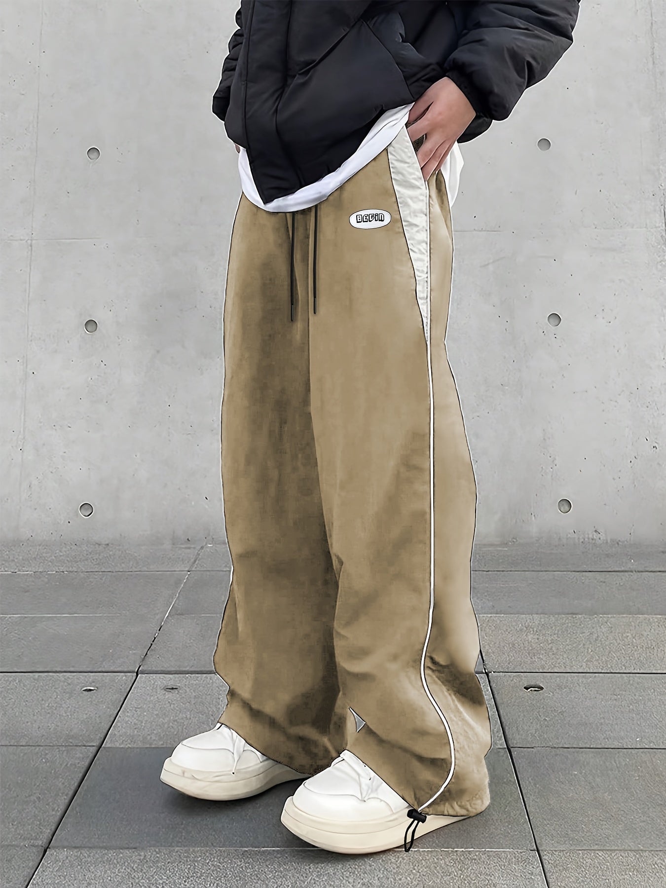 Hearujoy [Loose Fit Drawstring Sweatpants] Men's Casual Loose Fit Drawstring Sweatpants, Lightweight Comfy Pants For Sport And Casual Wear