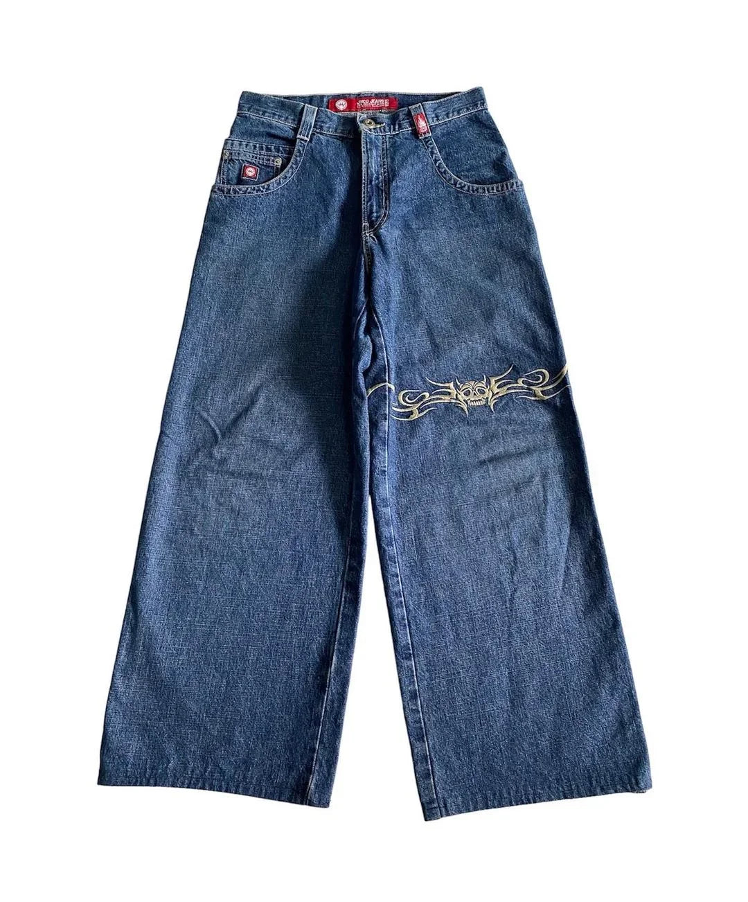 Hearujoy  Y2K Fashion American Baggy Jeans Oversized Pattern Printed High Waist Wide-leg Pants Harajuku Women Casual Slacks Streetwear