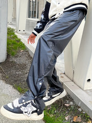 Hearujoy Stylish Loose-Fitting Trousers for Men, Casual Baggy Streetwear