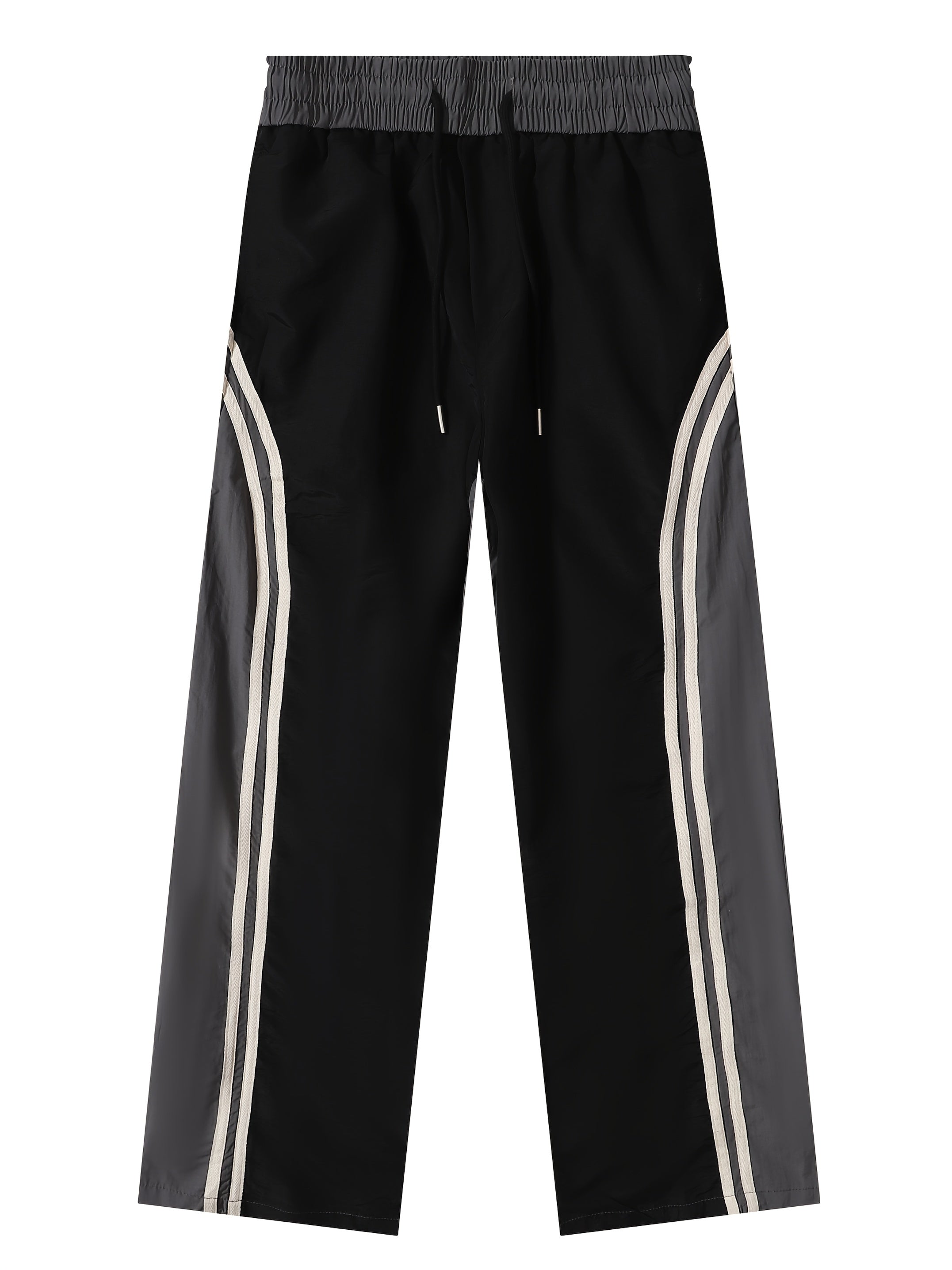 Hearujoy Loose Fit Polyester Mid-Length Men's Color Block Casual Joggers - Non-Stretch Fabric for Spring