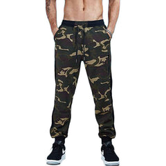 Hearujoy Striped Camouflage Patchwork Jogger Pants