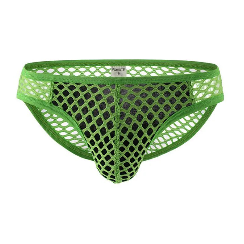 Hearujoy Man's Underwear Ropa Interior Hombre Men's Underpants Perspective Gay Sexy calzoncillos hombre big mesh slip hombre briefs men