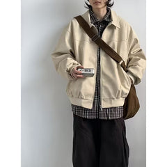 outfit inspo 2024 American High Street Niche Lapel Jacket Men's and Women's Retro Loose All-Match Trendy Casual Jacket