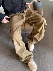 Hearujoy Wide Cargo Pants Men Baggy Oversize Cargo Trousers Male Oversize  Loose Casual Streetwear Hip Hop Pocket Spring