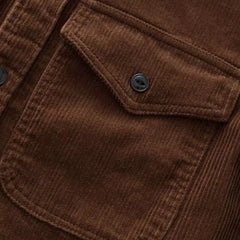 HEARUJOY  -  American Retro Heavyweight Corduroy Shirt Men's Loose Workwear New Thick Long Sleeved Shirt Jacket Men