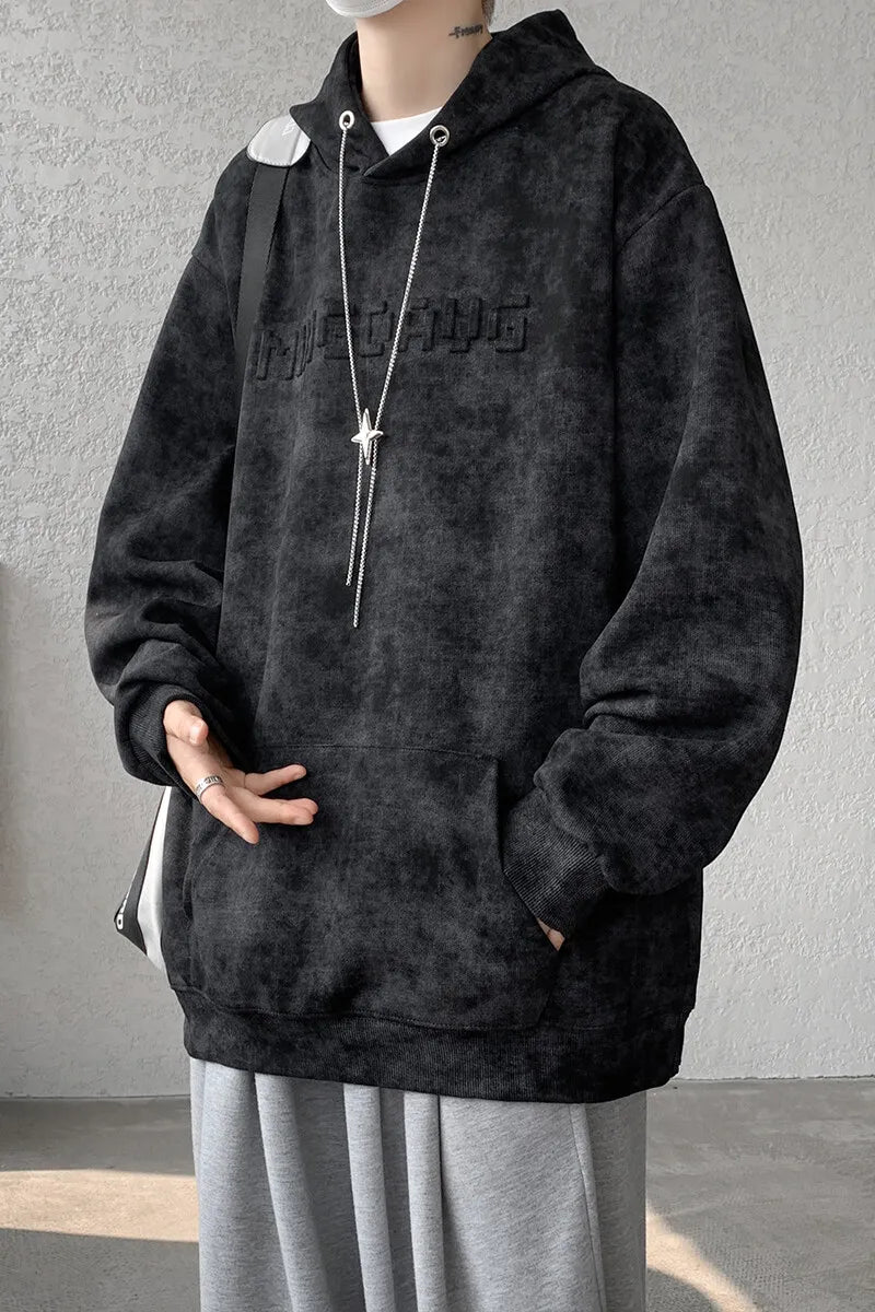 HEARUJOY  -  Casual Long Sleeves Hoodies Summer Hip Hop Loose Skateboard Casual Men's Streetwear PUNK Clothes Plus Oversized 6XL 7XL