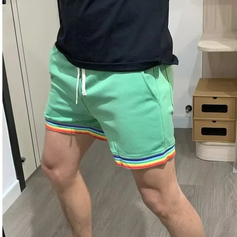 HEARUJOY  -  Shorts for Men Sweat Drawstring Joggers Sports Summer New in Pant 2025 Casual Xl Fashion Personalizate No Logo Man Short Pants