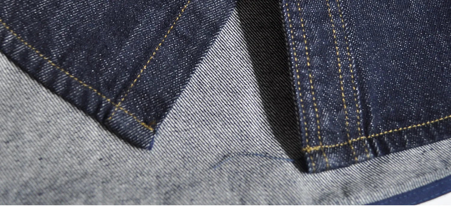 HEARUJOY  -  Autumn Heavyweight Vintage American Amekaji Denim Safari Shirt Jacket - Men's Relaxed Fit Casual Long-Sleeve Shirt Coat