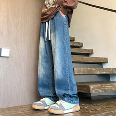 HEARUJOY  -  Men's Outdoor High-quality Casual Pants Are Comfortable Versatile Breathable Fashionable and Trendy Men's Straight Leg Jeans