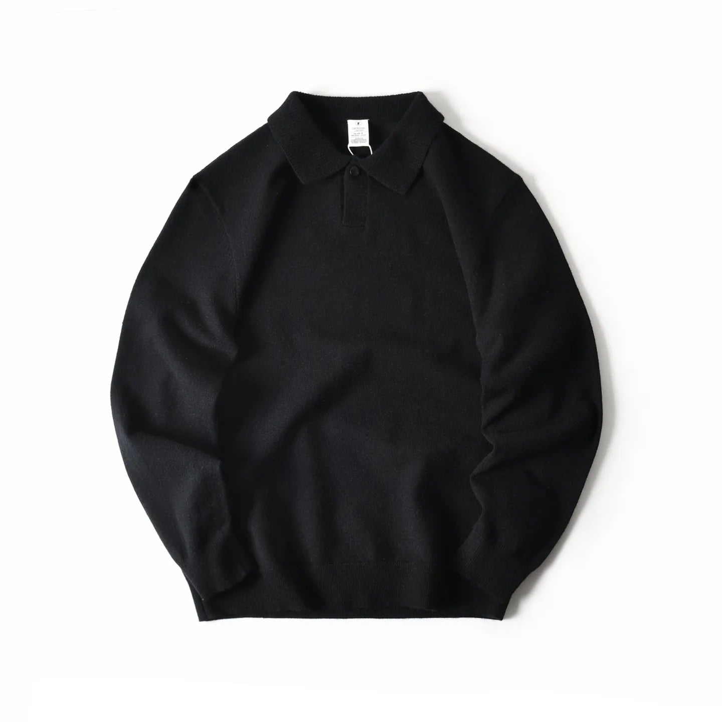 HEARUJOY  -  American-style Soft Skin-friendly Warm Breathable Loose-fit Casual Turn-collar Knitted Sweater for Men Autumn Winter Pullover