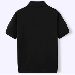 HEARUJOY  -  Summer New Men's Short-Sleeved Jacquard Cardigan Knitted Shirt Retro Fashion Trend Casual Loose Breathable Niche Men's Tops