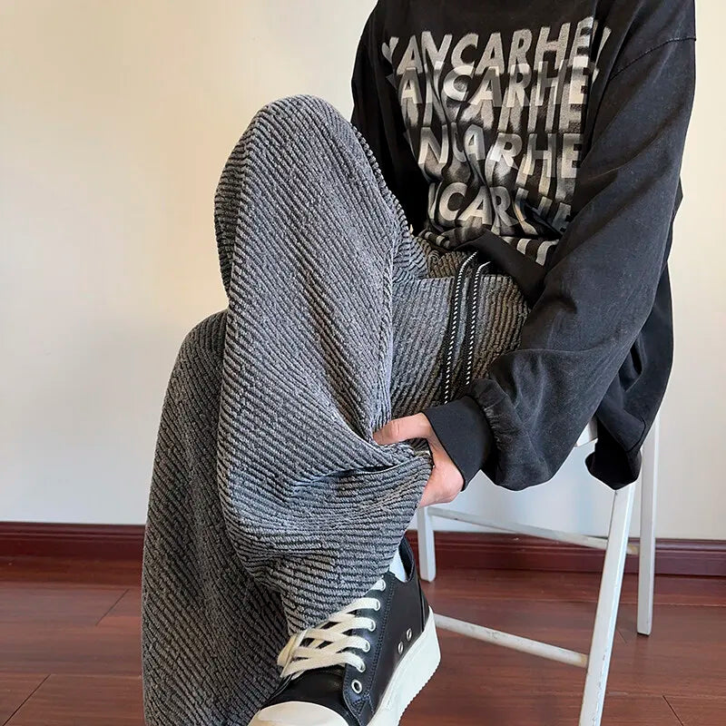 HEARUJOY  -  New Men's Hiphop Pants Men's Ins High Street Spring And Autumn Assault Pants Harem Trousers Sweatpants