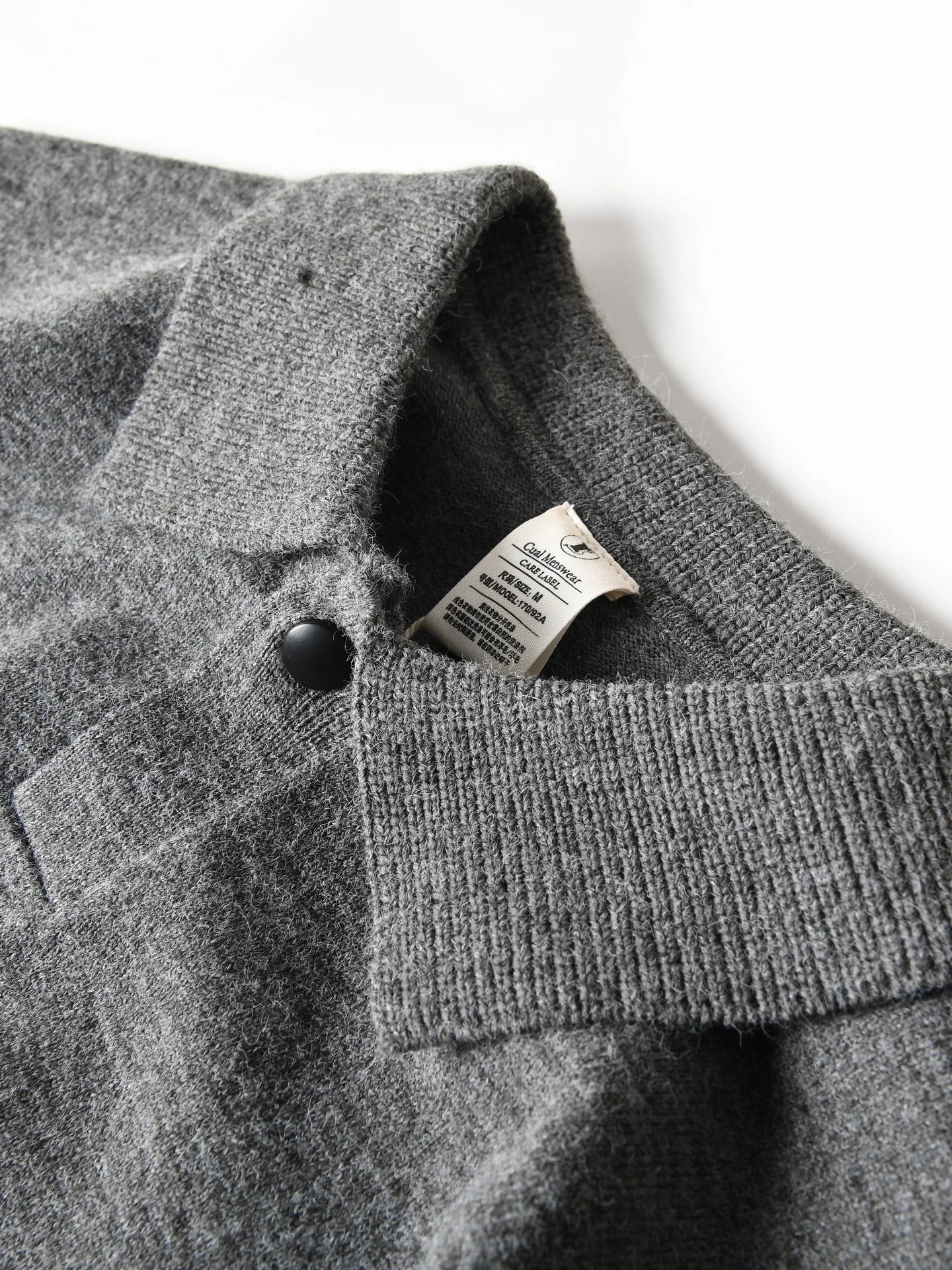 HEARUJOY  -  American-style Soft Skin-friendly Warm Breathable Loose-fit Casual Turn-collar Knitted Sweater for Men Autumn Winter Pullover