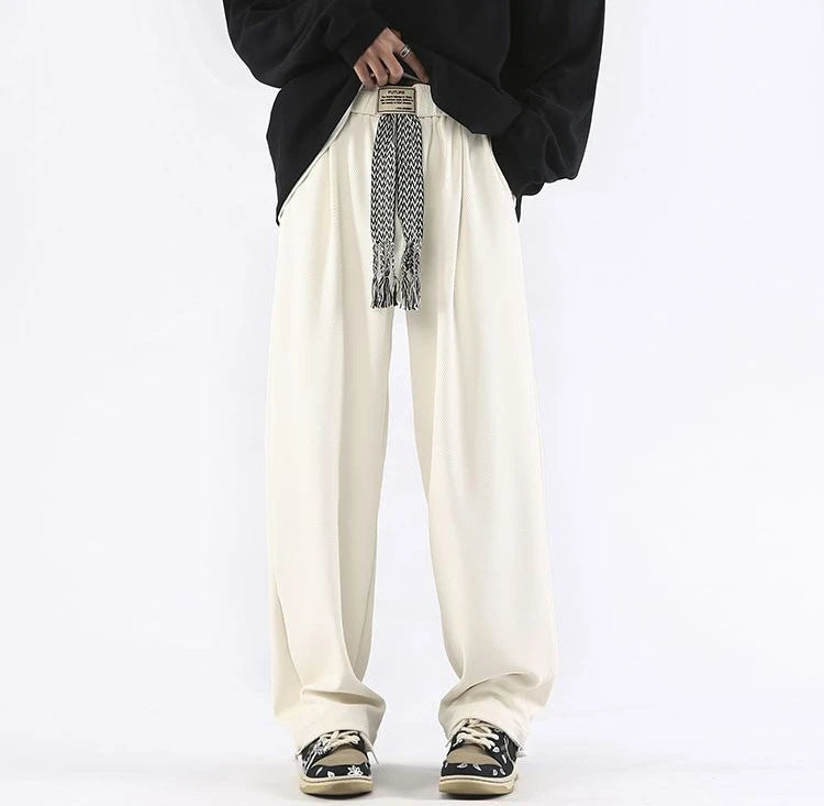 HEARUJOY  -  Trousers Wide Leg Man Sports Pants Retro Korean High Quality Cool Casual Harajuku Clearance Sale Y2k Oversize Sweatpants for Men