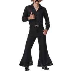 HEARUJOY  -  Party Outfits Top Trousers Set Dating Fashion Hippies Costume Holiday Mens Office Outdoor Party Soft Long Lasting