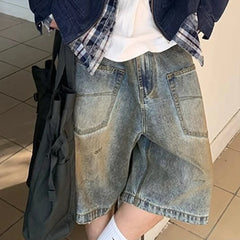 HEARUJOY  -  Casual Events Distressed Washed Pants Casual Fashion Shorts Brand New Summer Wear Lightweight Summer Pants For Beach Trip
