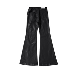 Hearujoy Y2k Streetwear Wax Leather Strecth Jeans for Men and Women Ropa Hombre Baggy Flare Pants Oversized Straight Denim Trousers