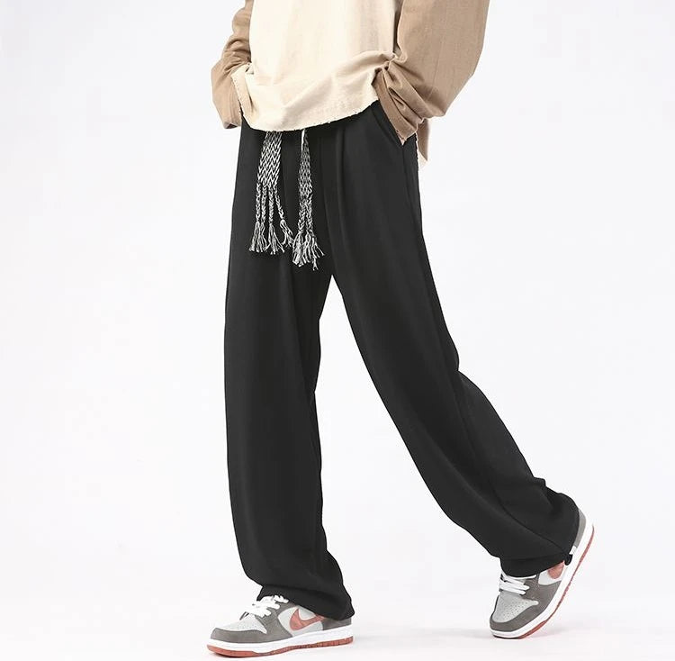 HEARUJOY  -  Trousers Wide Leg Man Sports Pants Retro Korean High Quality Cool Casual Harajuku Clearance Sale Y2k Oversize Sweatpants for Men
