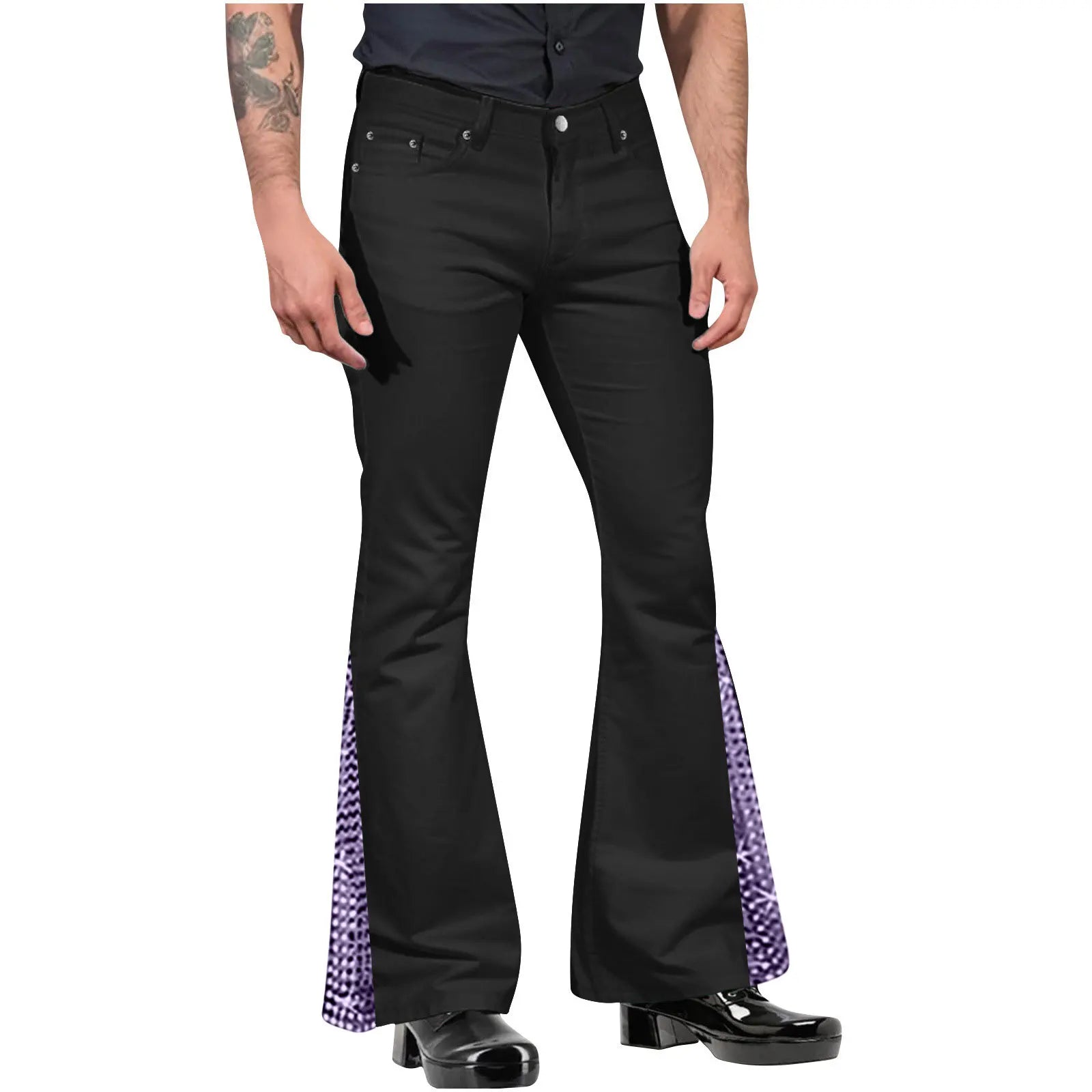 HEARUJOY  -  Summer Men's Casual Flared Slim Fit Cargo Pants Classic Business Straight Loose Trousers