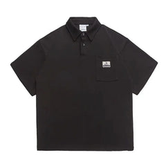 HEARUJOY  -  Polo Shirt Short-sleeved Men's Summer Trendy Collared T-shirt Loose Casual Half-sleeve Paul Shirt Top Men