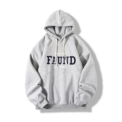 HEARUJOY  -  Men's Oversized Hoodie Off White Letter Print 5XL Hoodies with Hat Over size for Men Man Hoody Casual Wear Male Sweatshirt