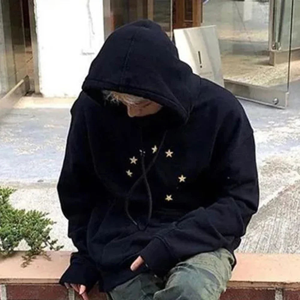 Hearujoy Y2K Women's Sweatshirt Winter Print Harajuku Hoodie Retro Oversized Men's Zipper Hoodie Gothic Clothes Aesthetic Coat Unisex