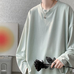 HEARUJOY  -  Spring Mens T Shirt  Hip Hop Casual Tops Tees T Shirt White Big Size Top Men's Clothing Oversized Streetwear Korean Tees