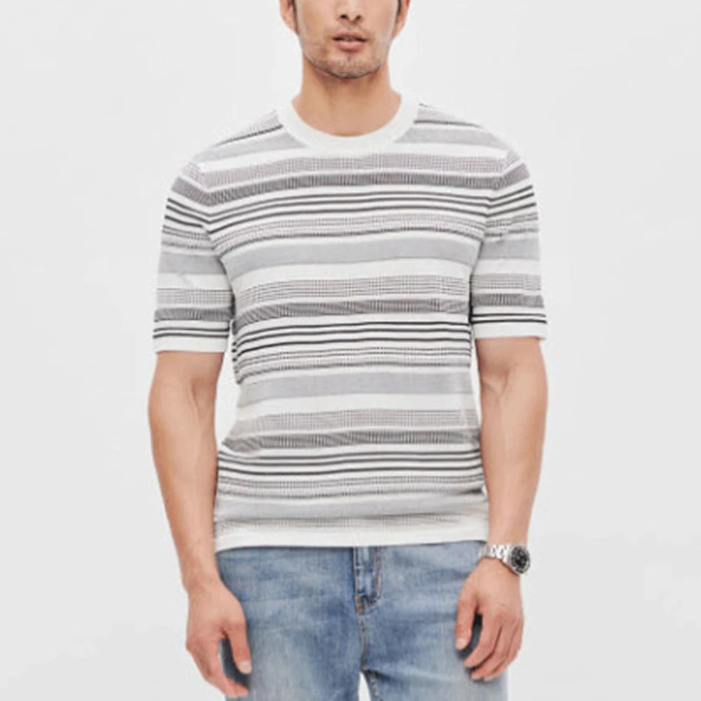 HEARUJOY  -  Fashion XL Casual Loose Fit Short Sleeve Style Slight Stretch Fit Suitable For Daily Wear For Outdoor Activities
