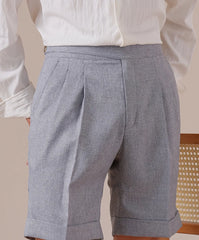 HEARUJOY  -  Italian Style Naples Non-Iron Shorts Men's Summer Thin Breathable Retro Casual Five-Point Dress Pants Short Hombre Men Clothing