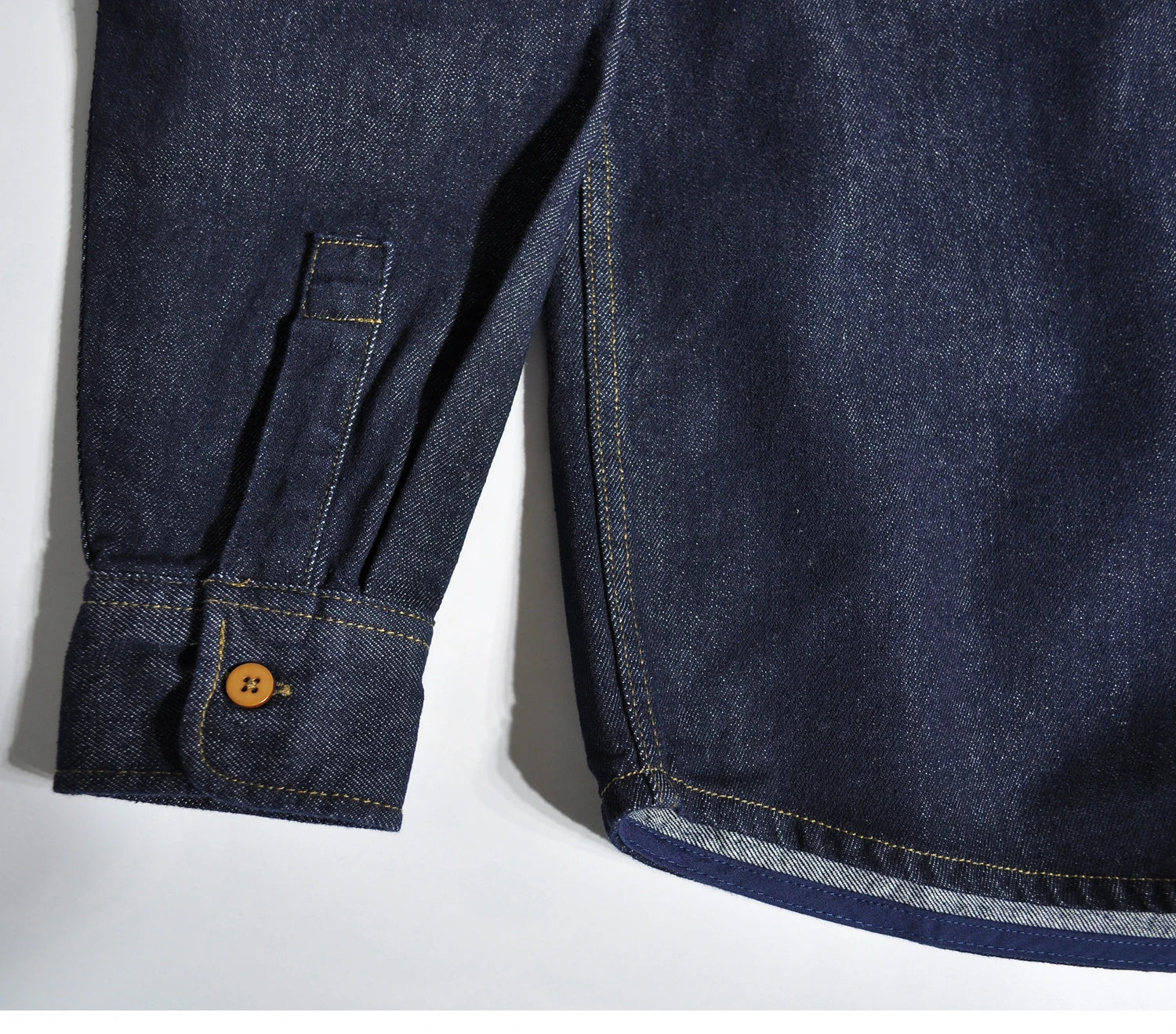 HEARUJOY  -  Autumn Heavyweight Vintage American Amekaji Denim Safari Shirt Jacket - Men's Relaxed Fit Casual Long-Sleeve Shirt Coat