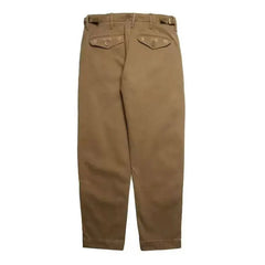 HEARUJOY  -  American Vintage Men Cargo Pants Distress Scratch Washed Cotton Straight Pants Trousers Spring Autumn Heavy Weight Casual Pant
