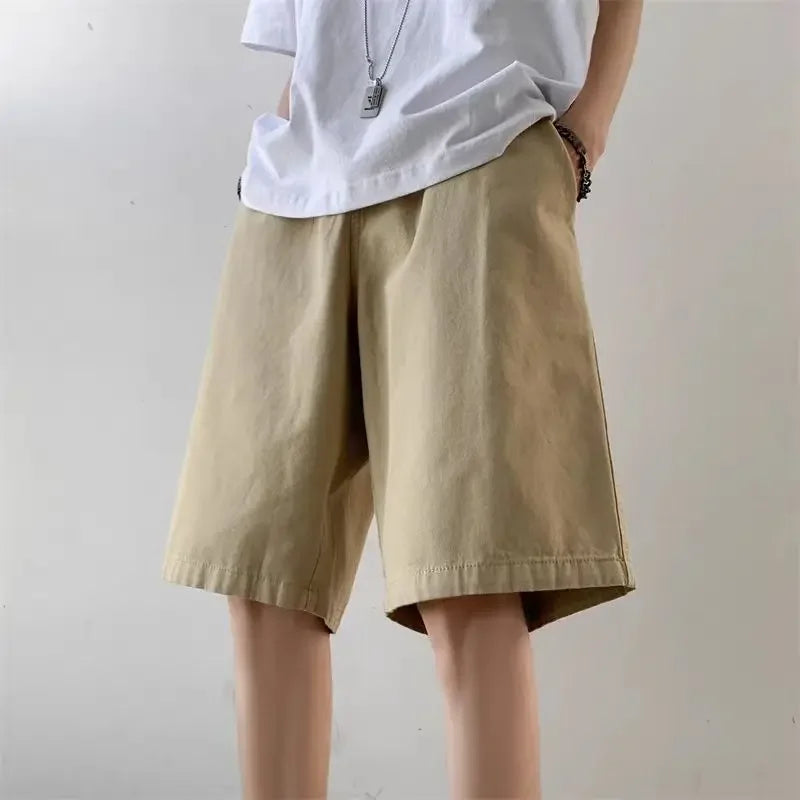 HEARUJOY  -  Drawstring Wide with Pockets Loose Man Short Pants Baggy Designer Thin Essential Xxl Ice Summer Casual in Bulk Xl Shorts for Men