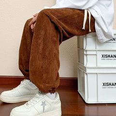 HEARUJOY  -  Autumn New Corduroy Joggers Men Baggy Harem Pants Korean Fashion Men Jogging Sweatpants Woman Casual Trousers Streetwear Men