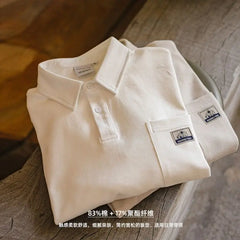 HEARUJOY  -  Polo Shirt Short-sleeved Men's Summer Trendy Collared T-shirt Loose Casual Half-sleeve Paul Shirt Top Men