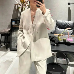 HEARUJOY  -  Mens Jacket Temperament Casual Suit Jacket Autumn Fashion All-Match Elegant Business Commuting Long-Sleeved Top Men'S Clothing