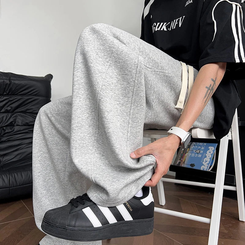 HEARUJOY  -  Men's New Fashionable Handsome High-quality Casual Pants Comfortable and Versatile Breathable Fashionable Straight Leg Pants